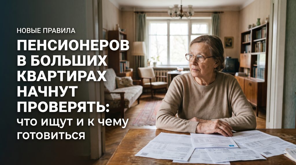 К пенсионерам, которые живут в больших квартирах, грядет проверка